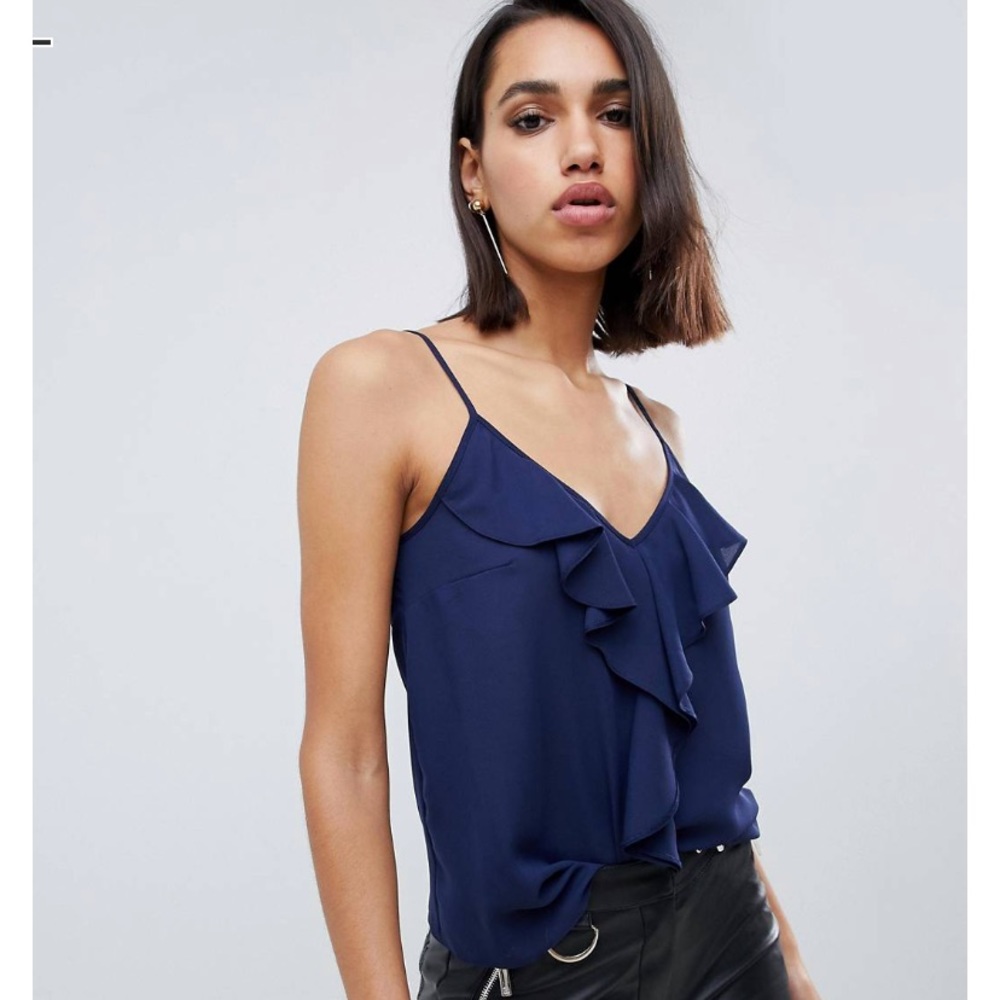 Ruffle Front Tank
